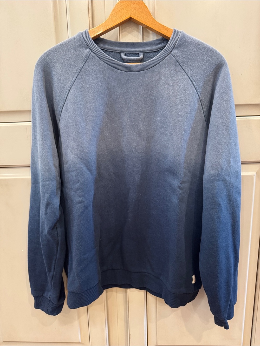 Marine Layer Ombre Blue Crew Sweatshirt